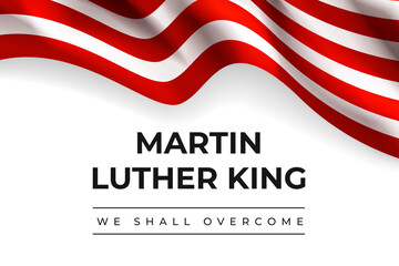 Martin Luther King Day background. Vector Illustration.
