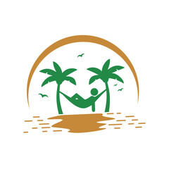 Vacation Logo Vecktor
