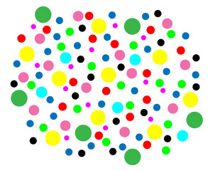 abstract dot pattern colorful background.