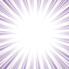 Obraz premium Color cartoon style concentration line material