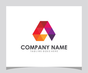 Logo Initial Letter A Vector Design Template Illustration