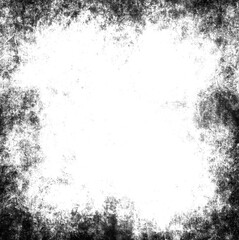 Grunge texture background, frame vintage effect. Royalty high-quality free stock transparent PNG photo image of an abstract old frame, distressed overlay texture. Useful as backgrounds for design