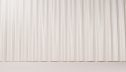 Obraz premium white curtain background fabric cloth 3d