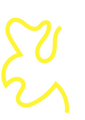 Obraz premium Colourful Squiggly Lines Design