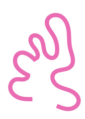 Colourful Squiggly Lines Design