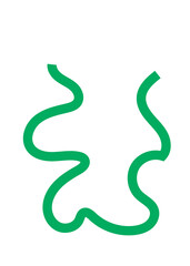 Colourful Squiggly Lines Design