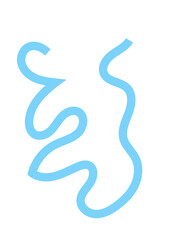 Colourful Squiggly Lines Design