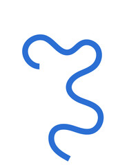 Colourful Squiggly Lines Design