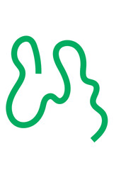 Colourful Squiggly Lines Design