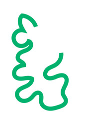 Colourful Squiggly Lines Design