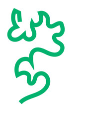 Colourful Squiggly Lines Design