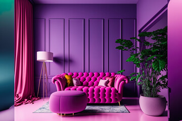 The color for interior design in 2022 is,. Generative AI