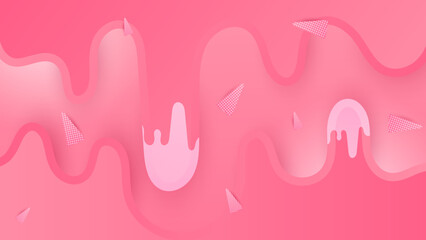 Abstract pink gradient valentine background