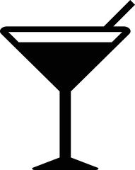 cocktail icon vector in trendy style isolated on white background
