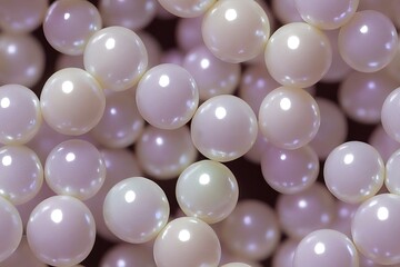 Pearl Pearls June Birthstone Gem Gemstone Jewel Crystal Seamless Texture Pattern Tiled Repeatable Tessellation Background Image