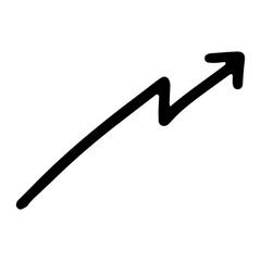 arrow hand drawn png. Vector illustration