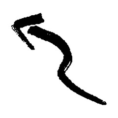 arrow grunge hand drawn shapes