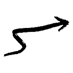 arrow grunge hand drawn shapes