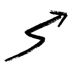 arrow grunge hand drawn shapes