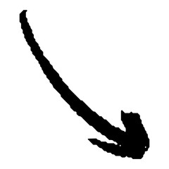 arrow grunge hand drawn shapes