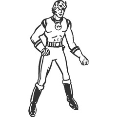 Unknown Invader Vintage Illustration Vector