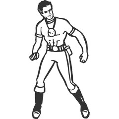 Unknown Invader Vintage Illustration Vector