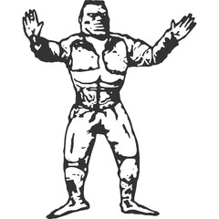 Unknown Invader Vintage Illustration Vector