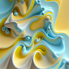 Abstract Liquid Background. Generative ai