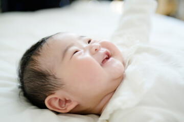 Obraz na płótnie Canvas 赤ちゃんの笑顔