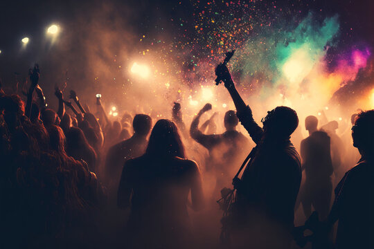 Rave Crowd Images – Browse 7,668 Stock Photos, Vectors, and Video