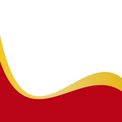 Red and Gold Flat Curve 4