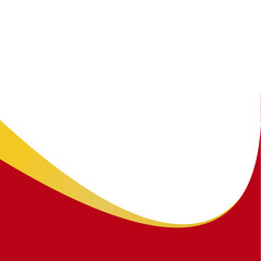 Red and Gold Flat Curve 3