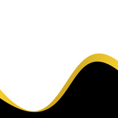 Black and Gold Flat Curve 2