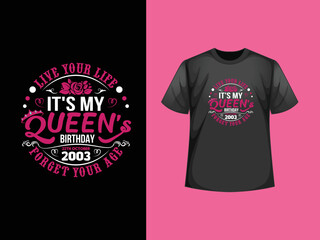 Birthdays T-shirt Design