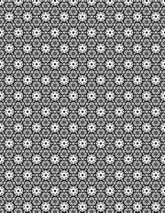 Black and white seamless pattern for coloring book