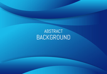 Abstract blue wave background with light dark gradations