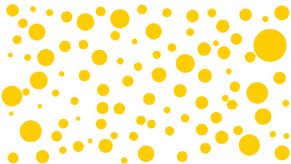 yellow Polka Dot Fabric Abstract Geometric Vector Background Pattern