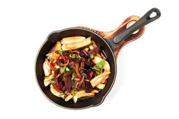 potatoes with meat