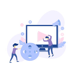 Business flat illustration vector design