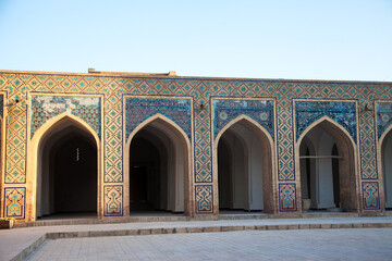 Minaret Kalon and Madrassah Miri Arab. Ensemble Poyi-Kalon. Bukhara. Uzbekistan.