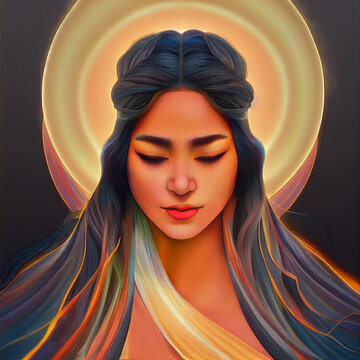 Volcano Goddess Pele, AI