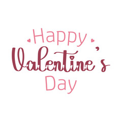 Pink and Maroon Valentine`s Day Lettering 4