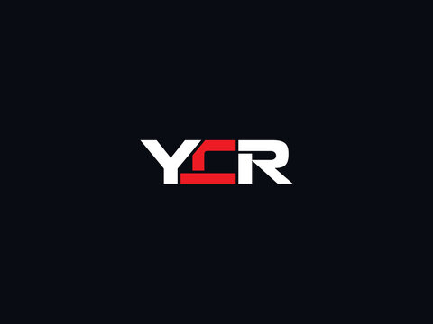 Colorful YCR Logo Template For Shop