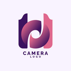 A logo that combines the letters B and D which looks like a camera