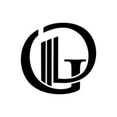 Letter initial GD monogram logo vector design illustration