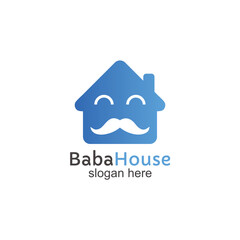 Baba House Logo Design