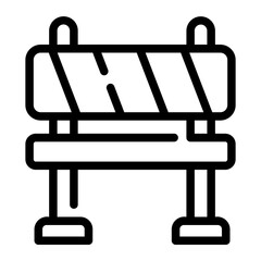 barrier line icon