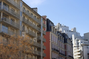 Building in the old town of Biarritz, France
