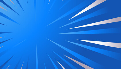 Blue background vector illustration with a comic theme. Perfect for comic backgrounds, banners, posters, stickers