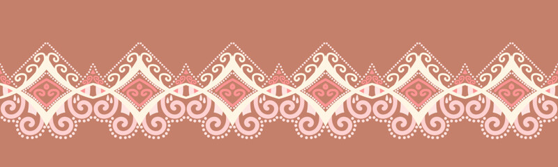 Ethnic pattern geometric design folklore ornament. Tribal ethnic vector texture. Seamless striped pattern in Aztec style. Figure tribal embroidery. Indian EP.10